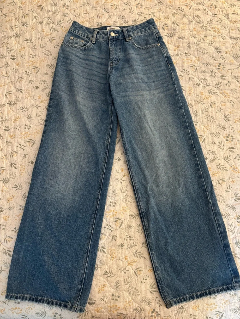 Princess Polly Low Rise Wide Leg Jeans